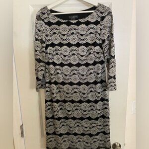 Jessica Howard Black and White Dress